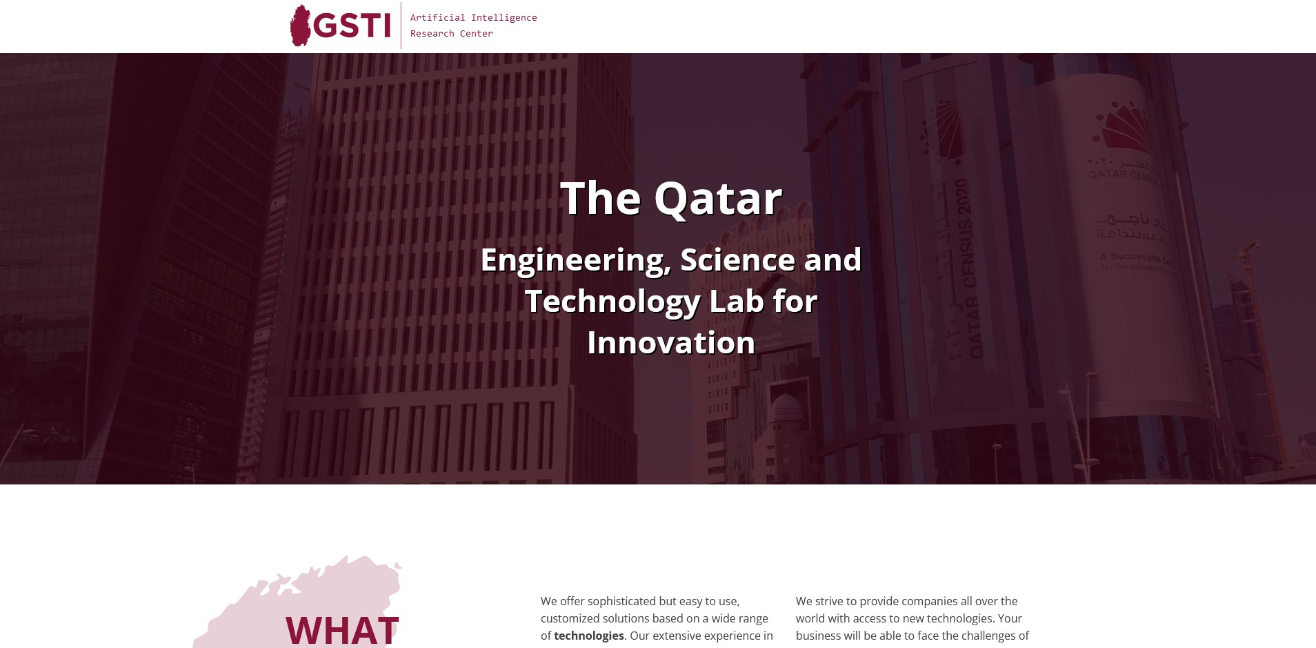 GSTI | Artificial Intelligence Research Center