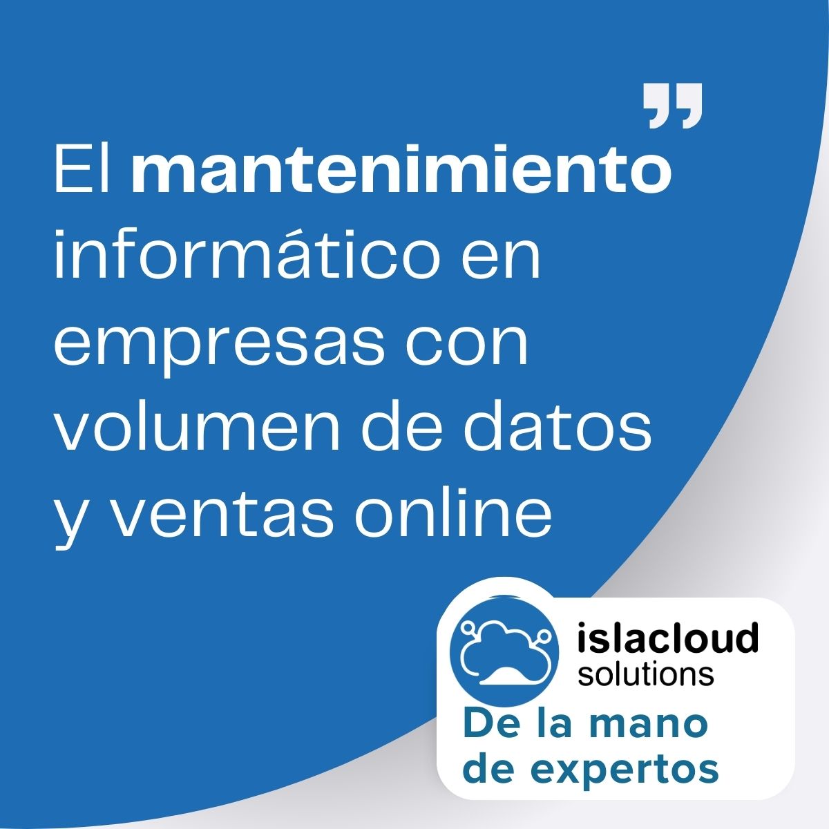 Importancia del mantenimiento informático en empresas con volumen de datos y ventas online